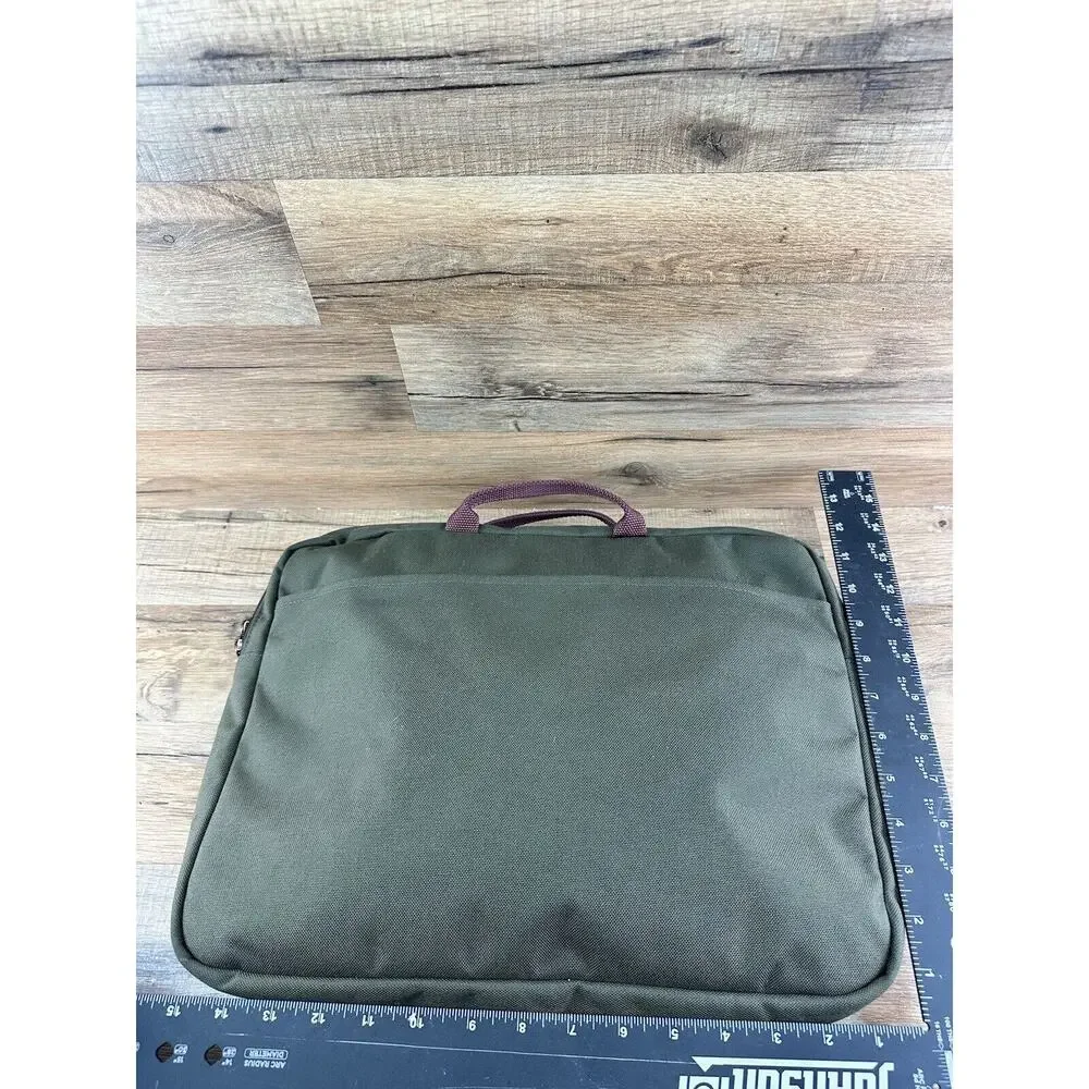 L.L. Bean Laptop Bag 14*12 Brown Used Scratches